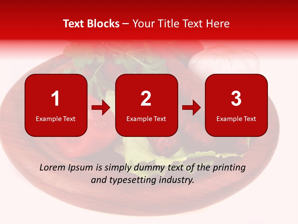 Spicy Bavarian Chop PowerPoint Template