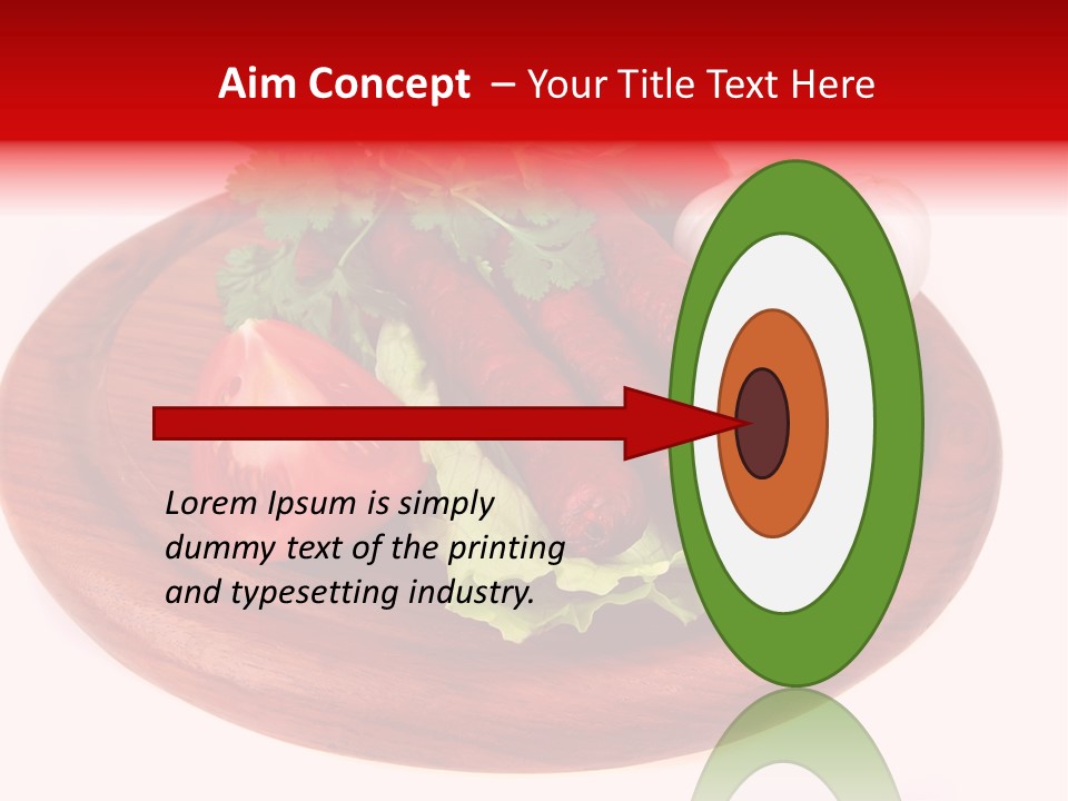 Spicy Bavarian Chop PowerPoint Template