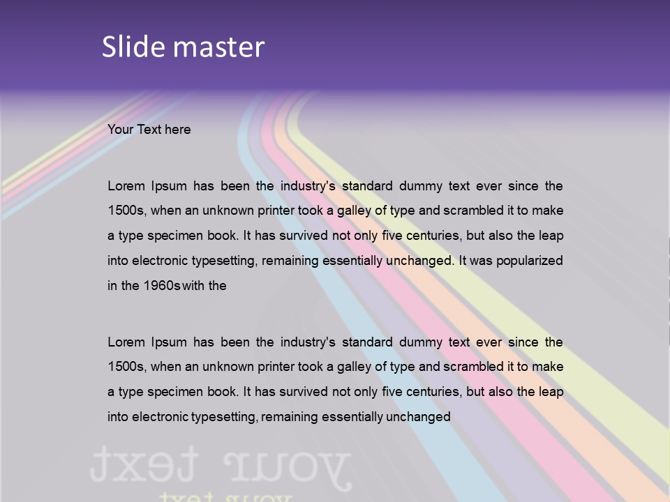 Space Artistic Cover PowerPoint Template