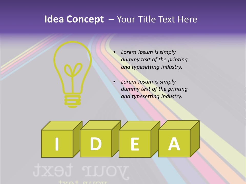 Space Artistic Cover PowerPoint Template