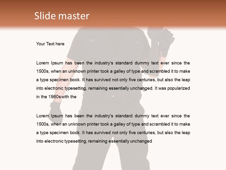 Robbery Burglar Theft PowerPoint Template