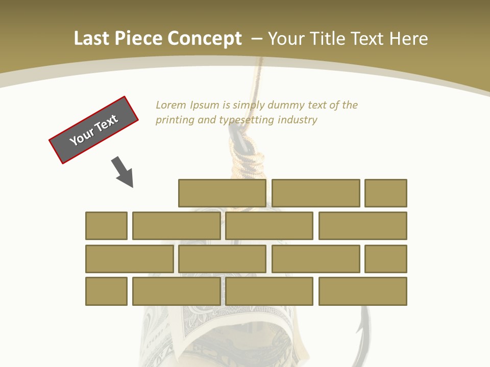 Hook Gold Design PowerPoint Template