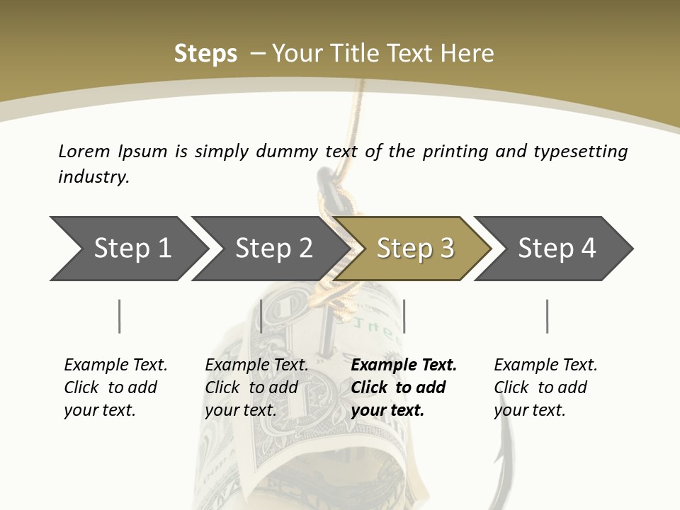 Hook Gold Design PowerPoint Template
