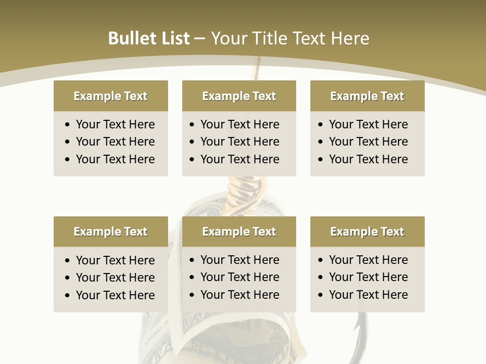 Hook Gold Design PowerPoint Template