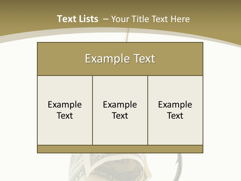 Hook Gold Design PowerPoint Template