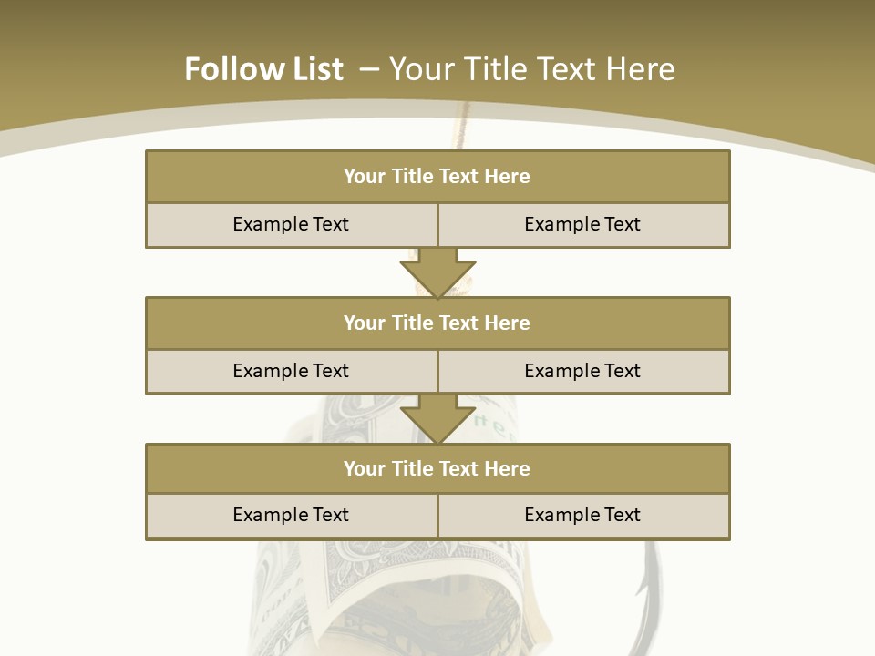 Hook Gold Design PowerPoint Template