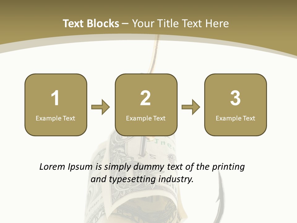 Hook Gold Design PowerPoint Template