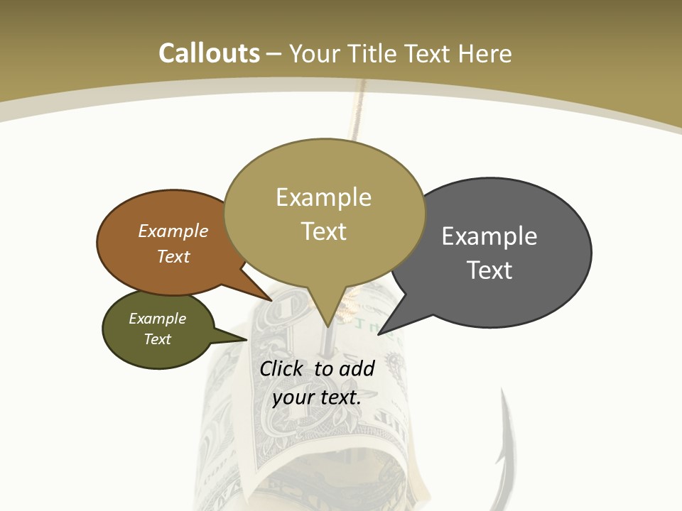 Hook Gold Design PowerPoint Template
