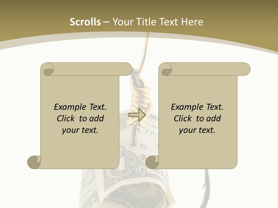 Hook Gold Design PowerPoint Template