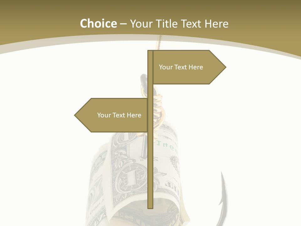 Hook Gold Design PowerPoint Template