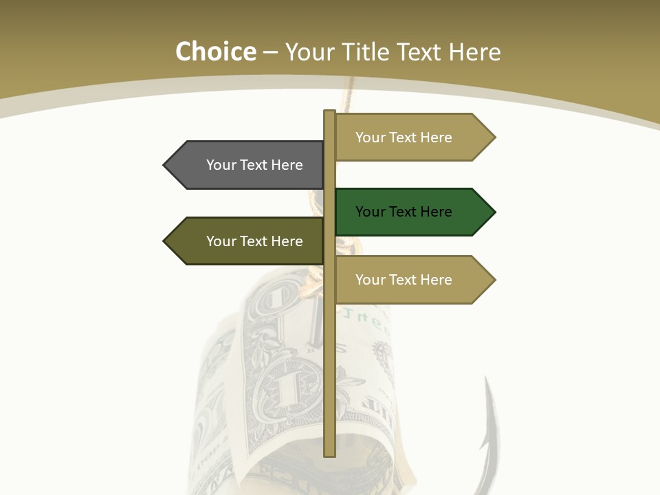 Hook Gold Design PowerPoint Template