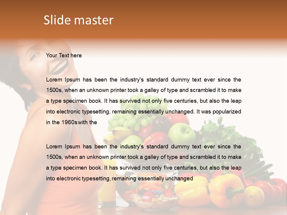 People Teeth Grape PowerPoint Template