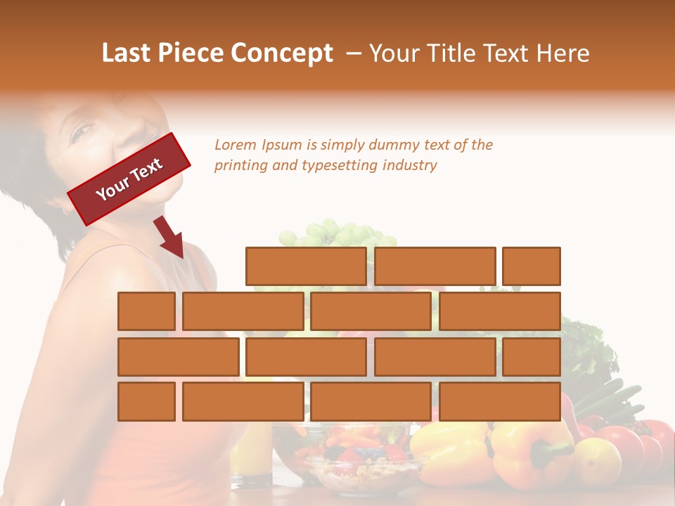 People Teeth Grape PowerPoint Template