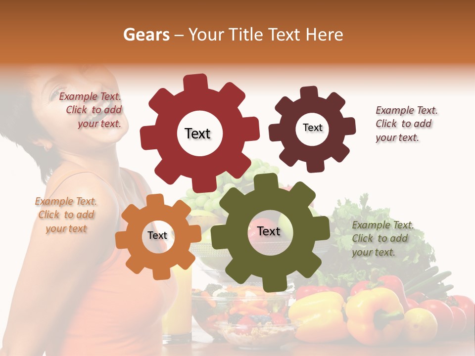 People Teeth Grape PowerPoint Template