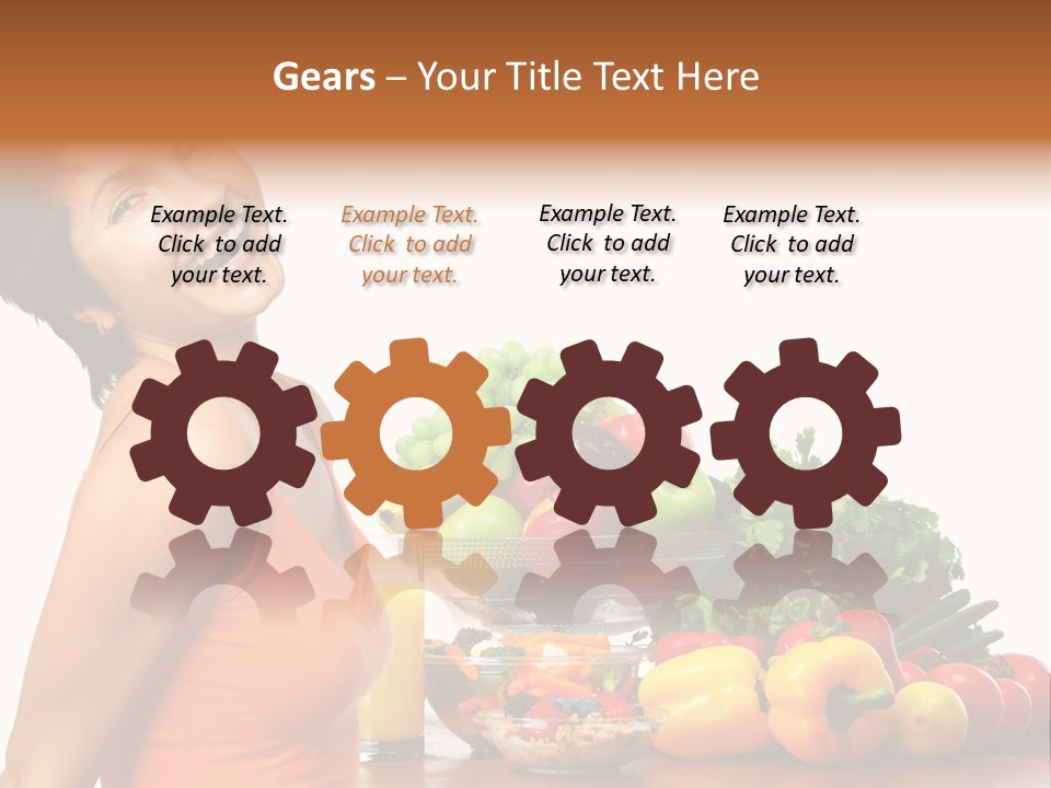 People Teeth Grape PowerPoint Template