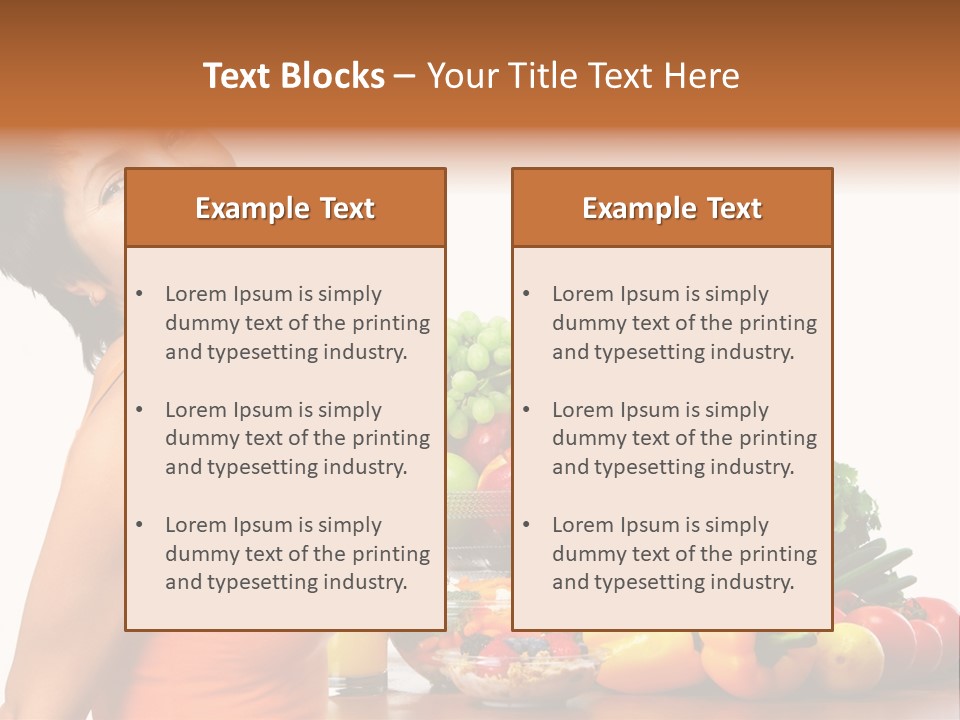 People Teeth Grape PowerPoint Template