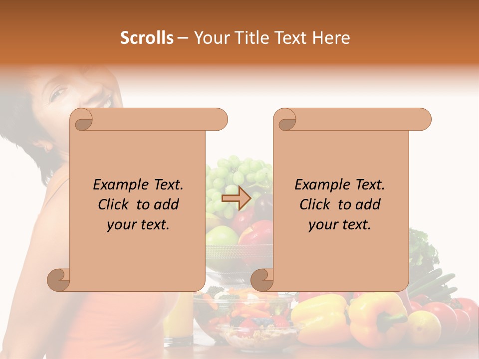 People Teeth Grape PowerPoint Template