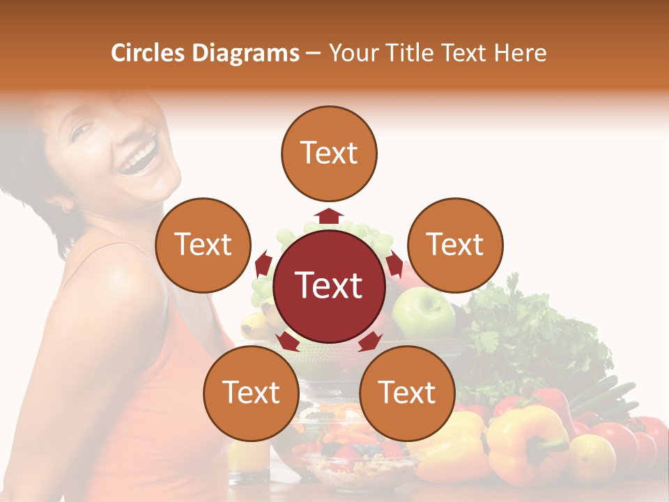 People Teeth Grape PowerPoint Template