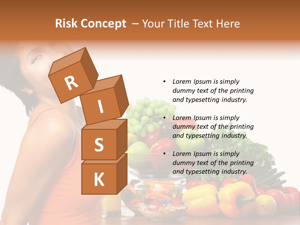 People Teeth Grape PowerPoint Template