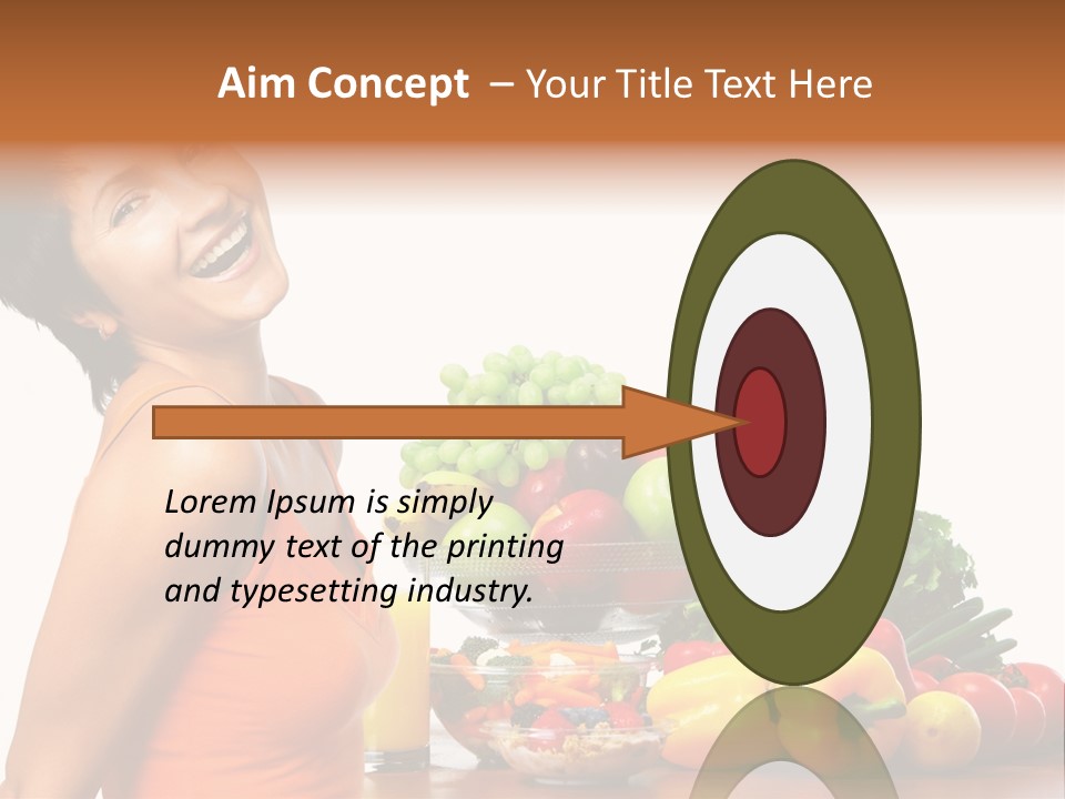 People Teeth Grape PowerPoint Template