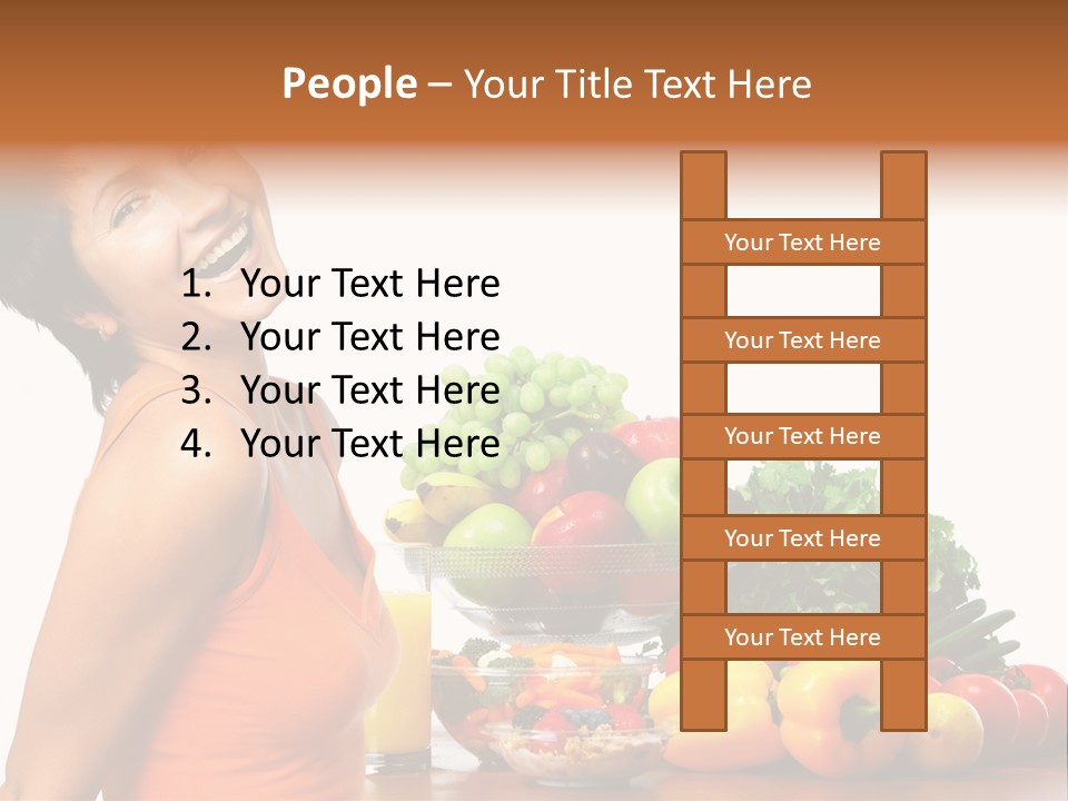 People Teeth Grape PowerPoint Template