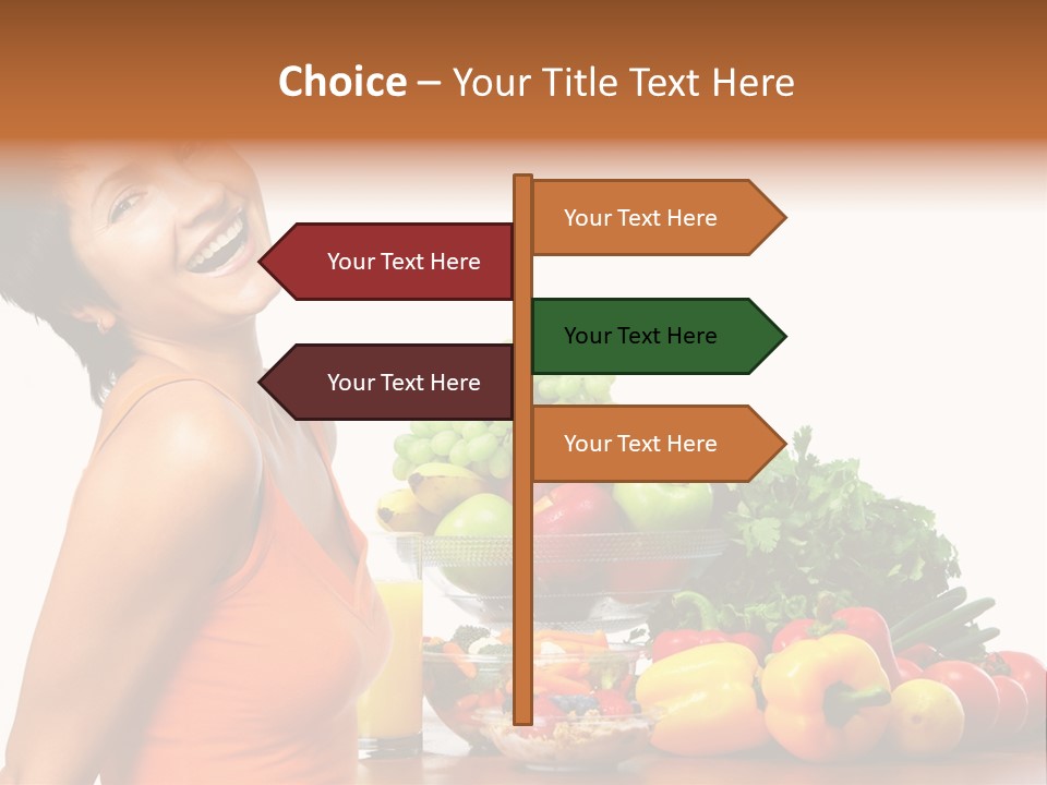 People Teeth Grape PowerPoint Template