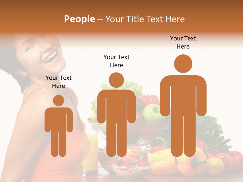 People Teeth Grape PowerPoint Template