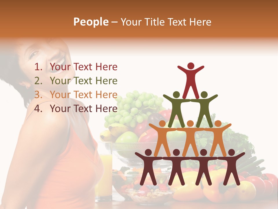 People Teeth Grape PowerPoint Template