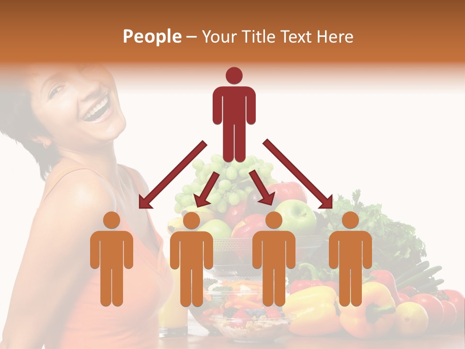 People Teeth Grape PowerPoint Template