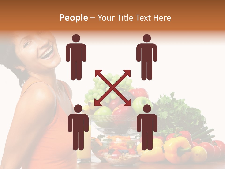 People Teeth Grape PowerPoint Template