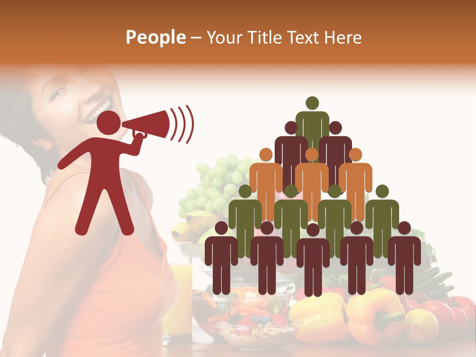 People Teeth Grape PowerPoint Template