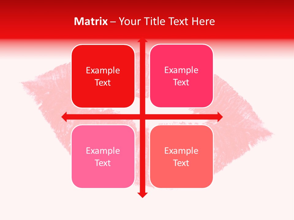 Kiss Gift Pink PowerPoint Template