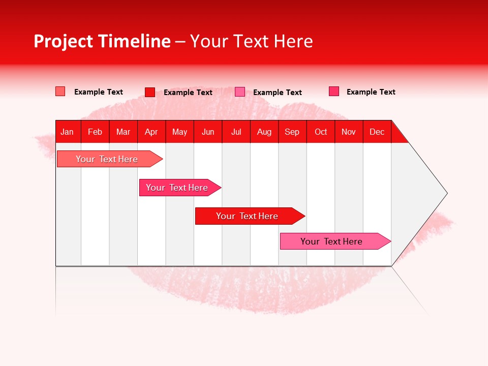 Kiss Gift Pink PowerPoint Template