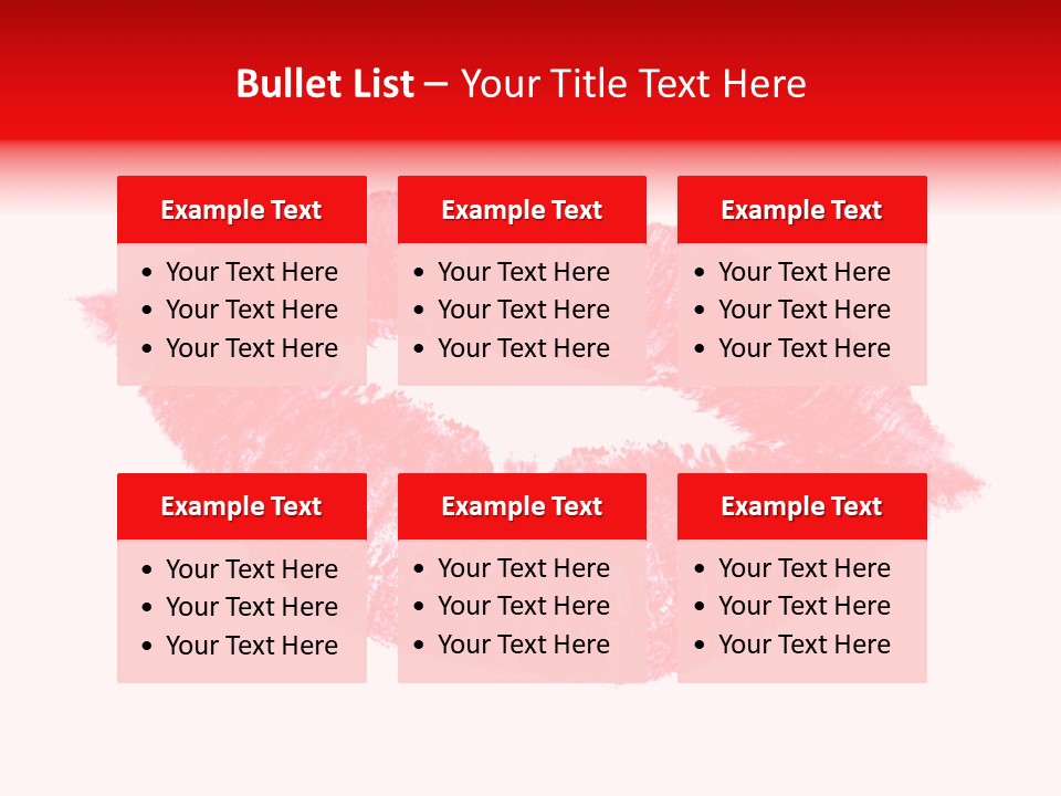 Kiss Gift Pink PowerPoint Template