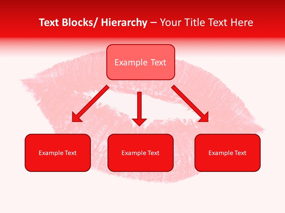 Kiss Gift Pink PowerPoint Template