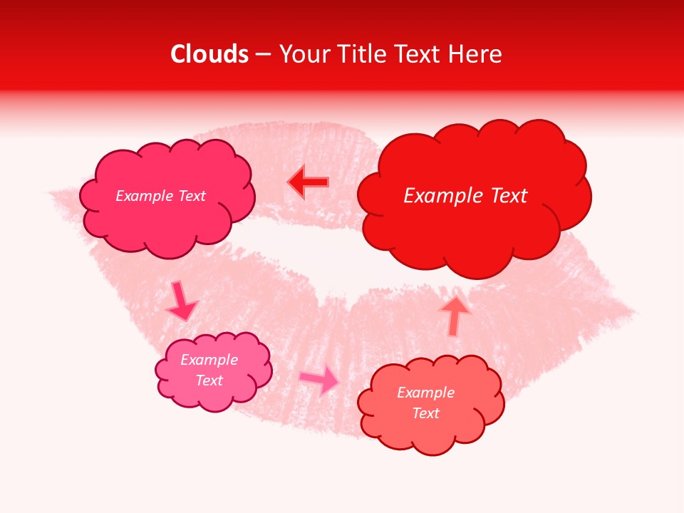 Kiss Gift Pink PowerPoint Template