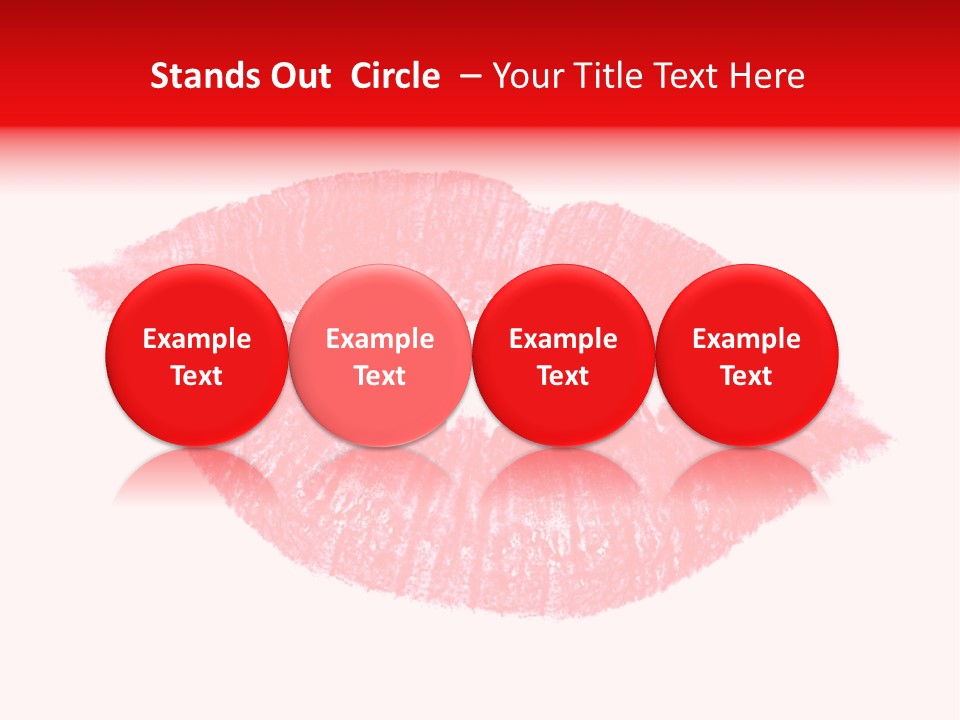 Kiss Gift Pink PowerPoint Template