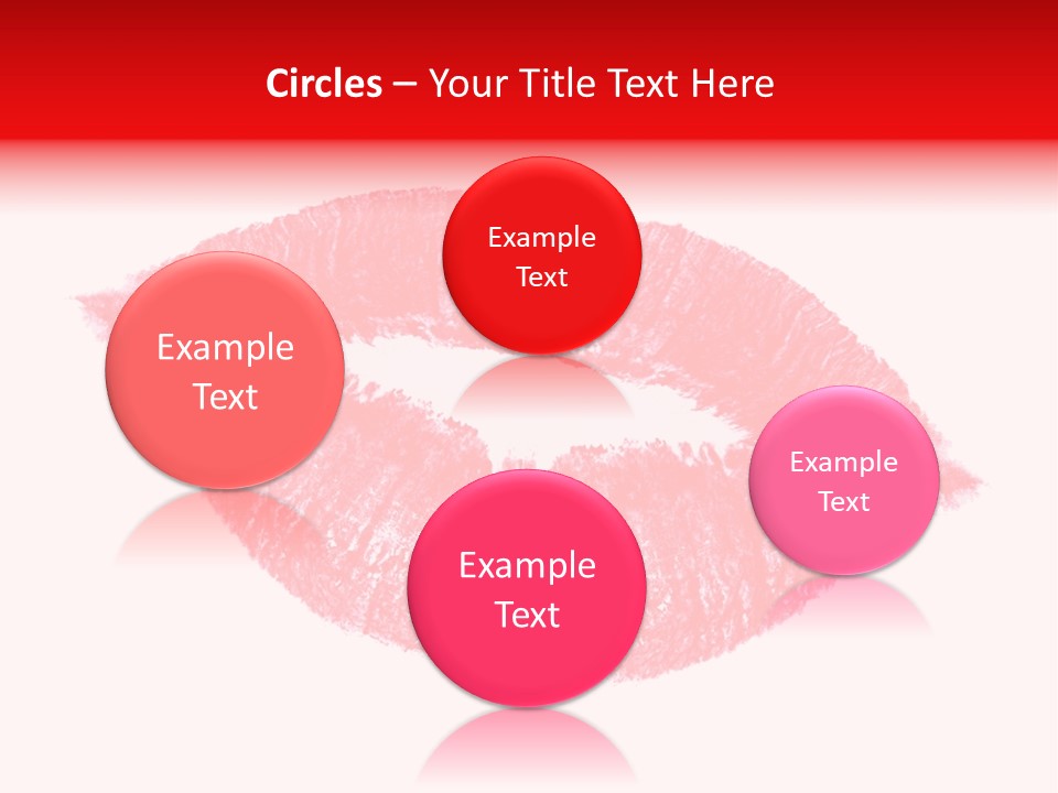 Kiss Gift Pink PowerPoint Template