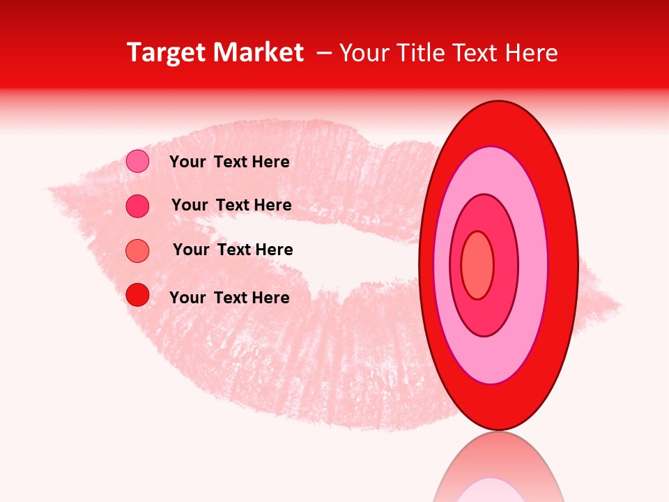 Kiss Gift Pink PowerPoint Template