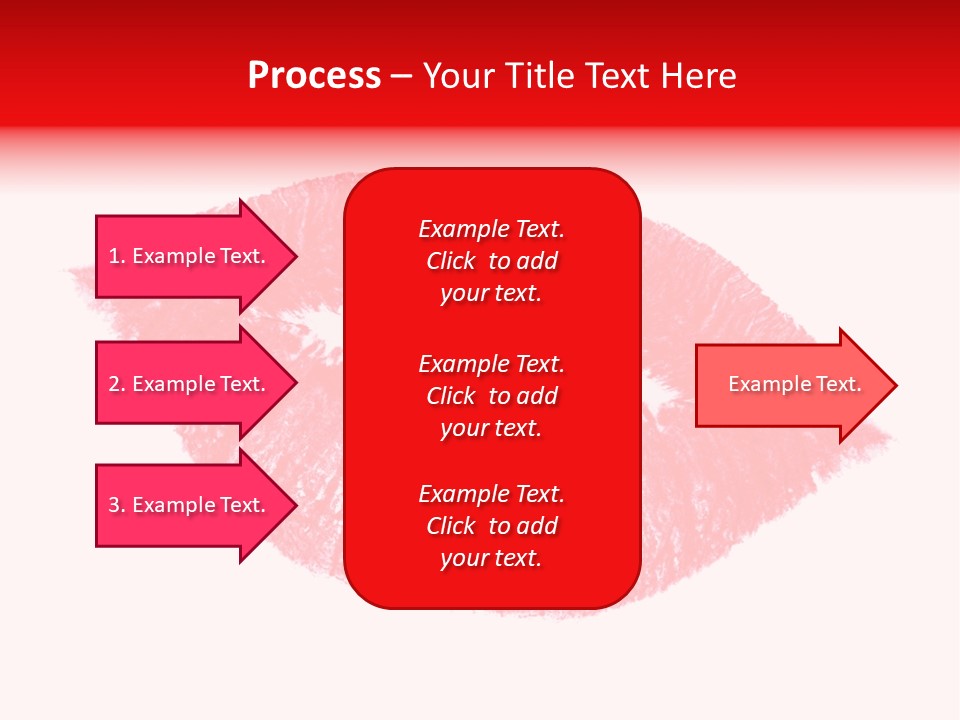 Kiss Gift Pink PowerPoint Template