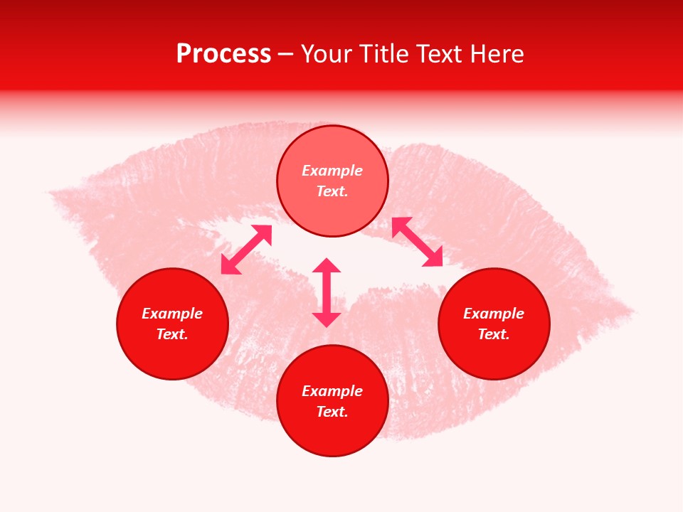 Kiss Gift Pink PowerPoint Template