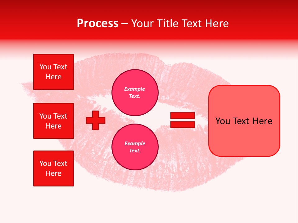 Kiss Gift Pink PowerPoint Template