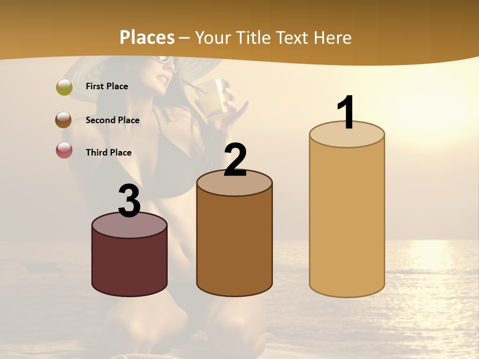 Wellness Closeup Breast PowerPoint Template