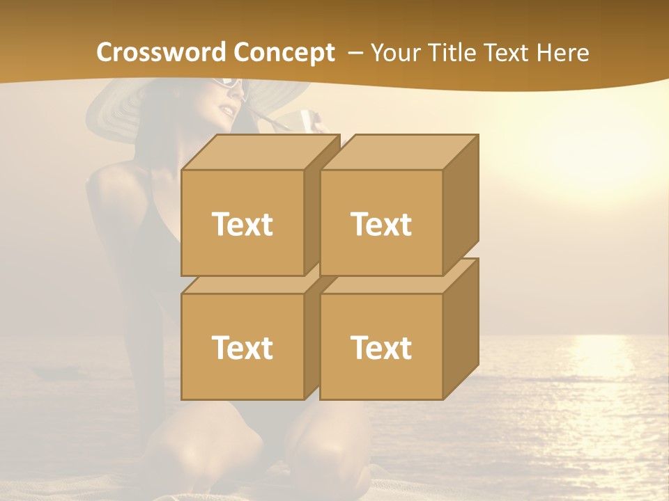 Wellness Closeup Breast PowerPoint Template