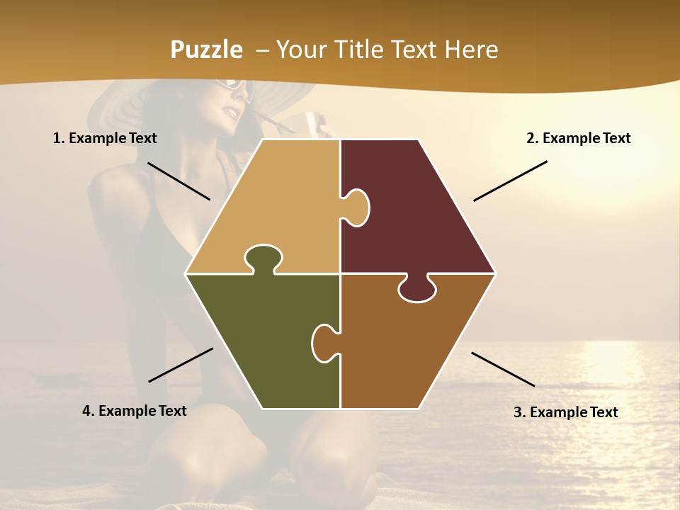 Wellness Closeup Breast PowerPoint Template