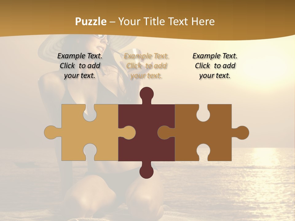 Wellness Closeup Breast PowerPoint Template