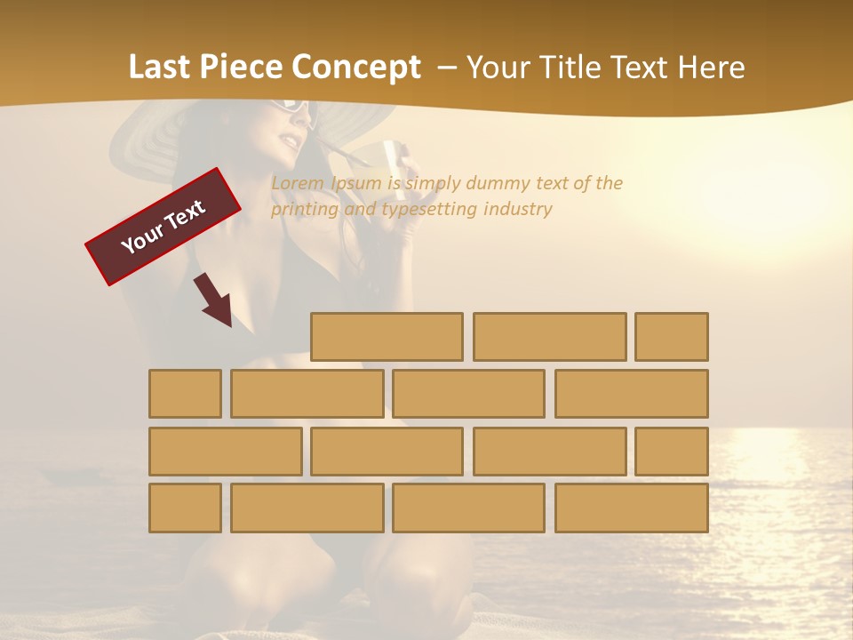 Wellness Closeup Breast PowerPoint Template