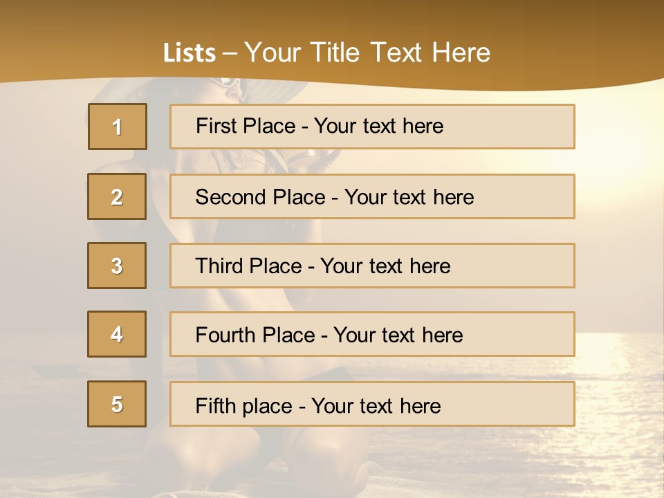 Wellness Closeup Breast PowerPoint Template