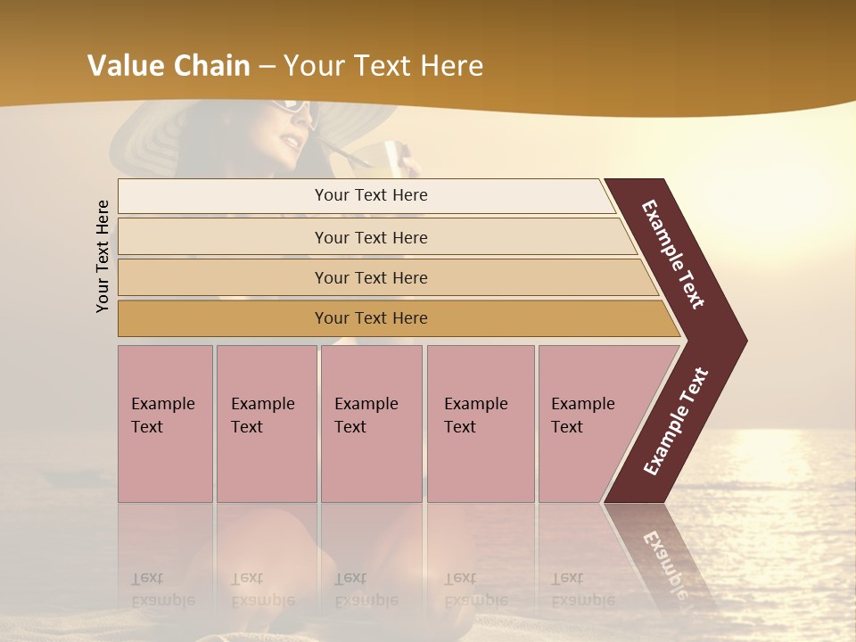 Wellness Closeup Breast PowerPoint Template