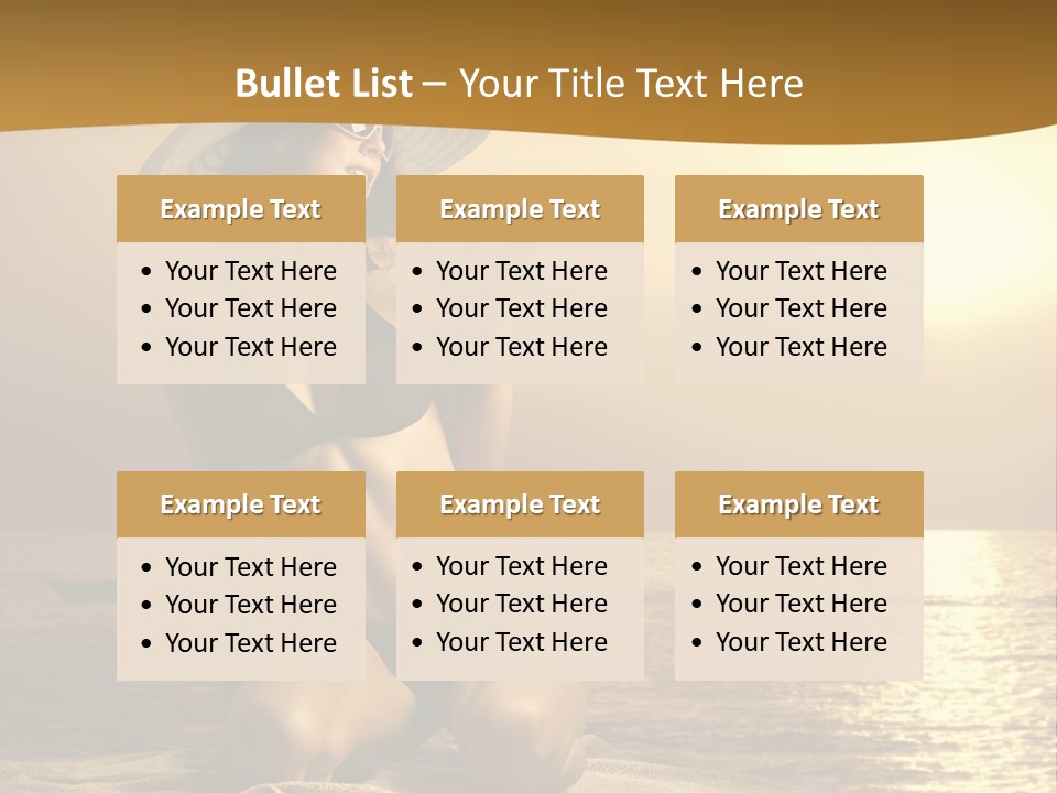 Wellness Closeup Breast PowerPoint Template
